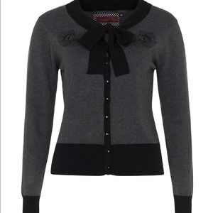 Voodoo Vixen Emily Peacock cardigan small